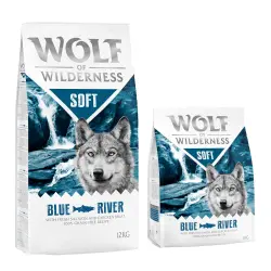 Wolf of Wilderness Soft Blue River con salmón - 12 kg