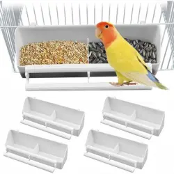 ZooVenture Juego de cuatro comederos para pájaros - 4 piezas