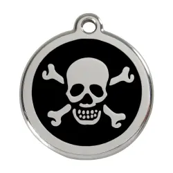 Placa identificativa Calavera Negra S