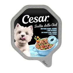 Cesar Recetas del Chef Pescado con Verduras tarrina para perros - 150 g