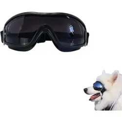 HausPets Gafas Anti-UV Ajustables para Perro y Gato, Negro M - Color: Negro M