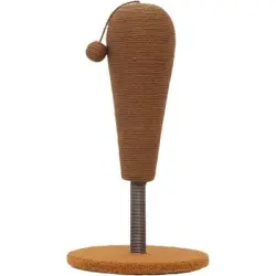 HausPets Rascador para gatitos de sisal, con bola colgante y antiestrés - Una pieza