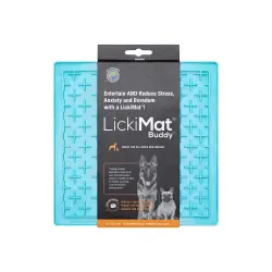 LickiMat Comedero Buddy Azul para perros - 20 ml