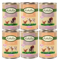 Lukullus Junior 24 x 400 g - Pack Ahorro - Pack mixto 1 (3 variedades)