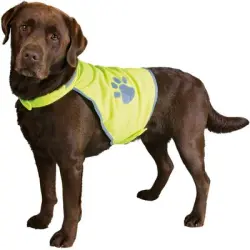 MCBOSON Chaleco de seguridad para perros Talla M/50-68 cm - Una pieza