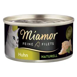 Miamor Filetes Finos Naturelle 24 x 80 g - Pack Ahorro - Pollo puro