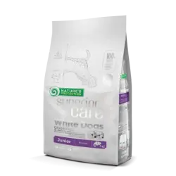 Nature´s Protection White Junior Pienso para Cachorros de Pelo Blanco, 1,5 Kg.