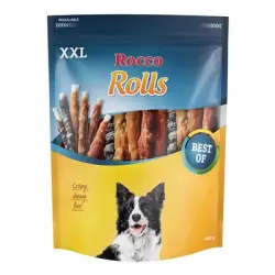 Rocco Snacks XXL para perros ¡a precio especial! - Rolls - Pack mixto: Pollo, pato y pescado (1 kg)