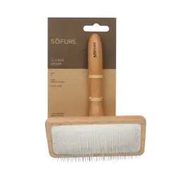 Söfure Slicker Brush Carda para Perros y Gatos, 15 x 11 x 4 cm