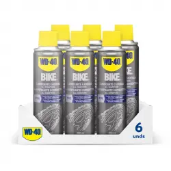 WD-40 Bike Pack 6 Spray Lubricante de Cadenas de Bicicleta 250ml