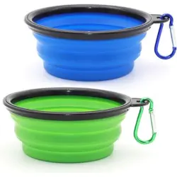 ZooVenture Bol de silicona plegable portátil de 350 ml - 350 ml