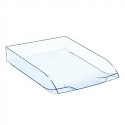 Bandeja Sobremesa Cep Confort Plastico Transparente Celeste 370x270x61 Mm