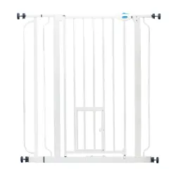 Barrera Carlson Pet Gate extra alta con puerta gatera - 91,44 x 73,66 - 92,71 cm (Al x An)