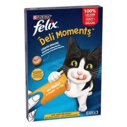 Felix Deli Moments snacks líquidos para gatos - Pollo (4 x 10 g)
