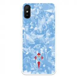 Funda Licencia Oficial RC Celta Escudo Fondo Hinchada para Xiaomi Redmi 9A