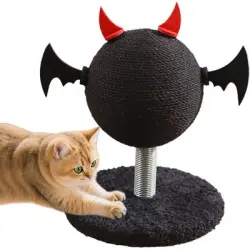 HausPets Rascador gatos ventosa pelota, poste rascador, hogar, sala estar - Una pieza