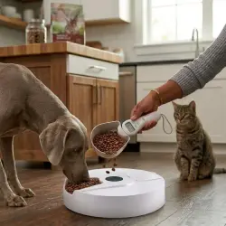 Leeby Cuchara Digital Medidor de Comidas para perros y gatos - 29 x 9.4 x 5 cm