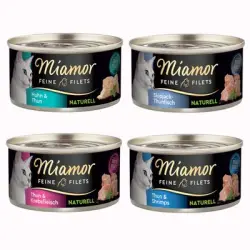Miamor Feine Filets Naturelle 12 x 80 g - Pack de prueba - Pack mixto I