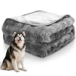 Nobleza Manta Impermeable Gris para perros - XXL