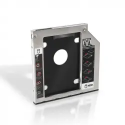 Ociodual Adaptador Disco Duro 7mm para Unidad Óptica Portátil 9.5mm Plata