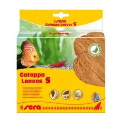 Sera Fish Catappa Leaves Hojas de Almendro para Acuarios, 10-15 cm