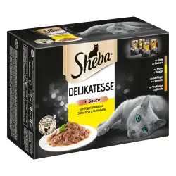 Sheba 24 x 85 g en sobres Multireceta - Delicias de aves en salsa
