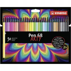 STABILO Pen 68 Arty Estuche de 30 Rotuladores