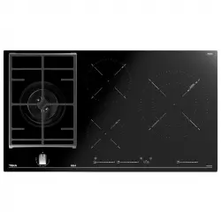 Teka JZC 94313 ABN Hybrid Placa Mixta 1 Zona Gas + 3 Zonas Inducción 90cm Negro
