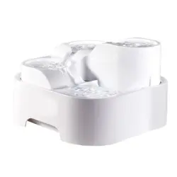 UAMLY Dispensador de agua automático para gatos estilo cascada - dispensador de agua