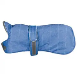 Abrigo De Invierno Para Perros Belfort Talla L 55 Cm Azul 67866 Trixie