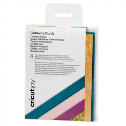 Cricut Tarjetas Adhesivas Y Sampler de Corsé Para Cricut Joy 8 Unidades