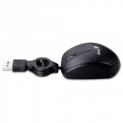 Genius Micro Traveler V2 Ratón Óptico USB 1000DPI Negro