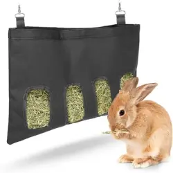 IntiMeg Bolsa de heno colgante para animales pequeños - Una pieza