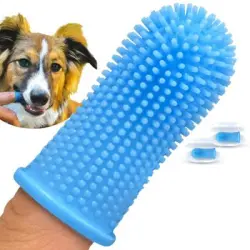 IntiMeg Juego de 2 cepillos de dientes para perros - Artículo 1