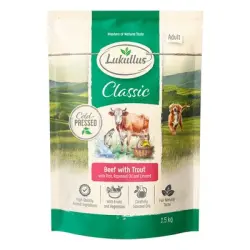 Lukullus Cold-pressed vacuno y trucha - Receta nueva: 1,5 kg