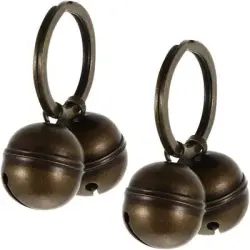 MCBOSON Accesorios para campanillas de perro, súper ruidosas, 2 unidades - Dos habitaciones