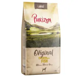 Purizon Large Adult con pollo y pescado para perros, sin cereales - NUEVO: 12 kg