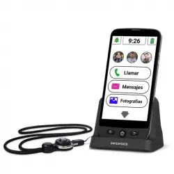 Swissvoice S510-C Smartphone para Personas Mayores 2/16GB Negro Libre