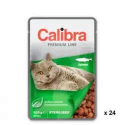 Calibra Cat Sterilised Pouch Salmon Caja 24x100gr