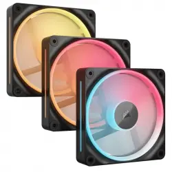 Corsair iCUE LINK LX120-R RGB Pack Triple Ventilador Suplementario PWM 120mm Negro