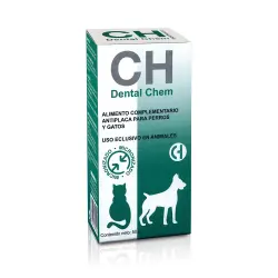 Dental Chem 50 g complemento alimenticio para mejorar la higiene bucal de perros y gatos Chemical Ibérica - 50 g