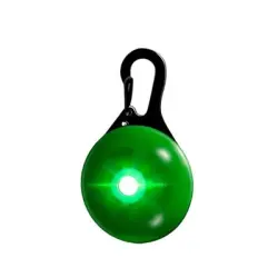 FurryFusion Colgante luminoso para perros y gatos - Verde