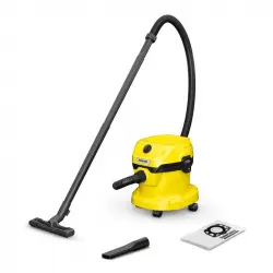 Kärcher WD 2 Plus V-12/4/18 Aspiradora de Suelo para Seco/Húmeda 1000W 12L Amarilla