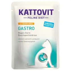 Kattovit Gastro en sobres - 6 x 85 g - Pollo y arroz