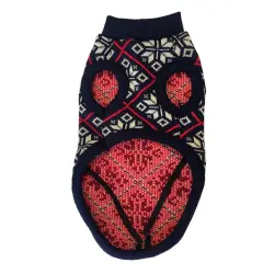 Outech Jersey Estampado Copos de Nieve para perros - M