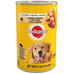 Pedigree Classic 24 x 400 g comida húmeda para perros - Adult con pollo