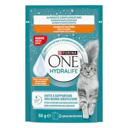 PURINA ONE Hydralife líquido para gatos 12 x 50 g - con sabor a pollo