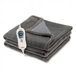 Ufesa Softy Fleece Manta Térmica Eléctrica 120W 150x100cm Gris