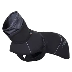 Abrigo Rukka® Warmup negro para perros - aprox. 40 cm largo de espalda