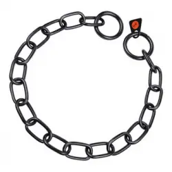 Collar Para Perro Hs Sprenger Negro 3 Mm Eslabones Semi-largo (61 Cm)